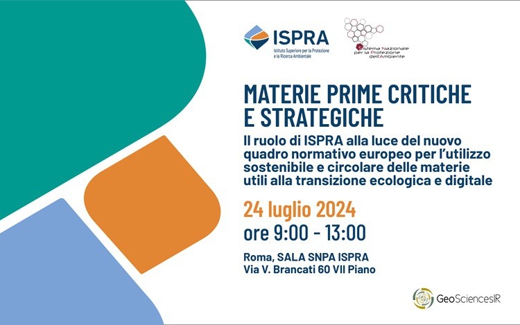 Workshop - Materie prime critiche e strategiche