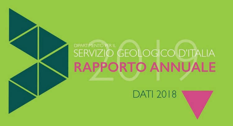 Rapporto Annuale 2019 del Servizio Geologico d'Italia, disponibile online