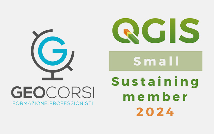 Geocorsi &egrave; Small Sustaining Member di QGIS