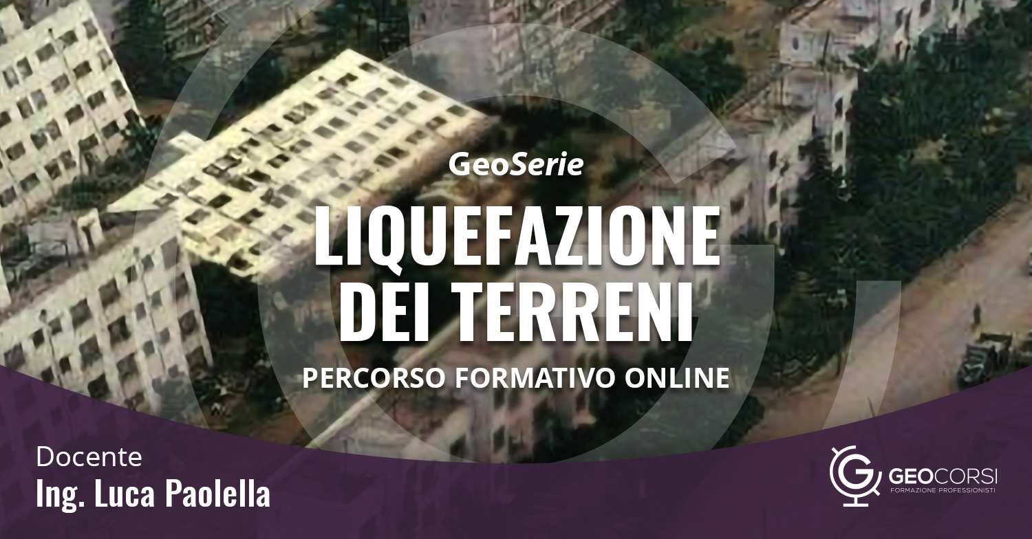 Liquefazione dei terreni, nuova Geoserie in preparazione